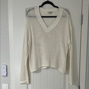 Madewell crochet sweater